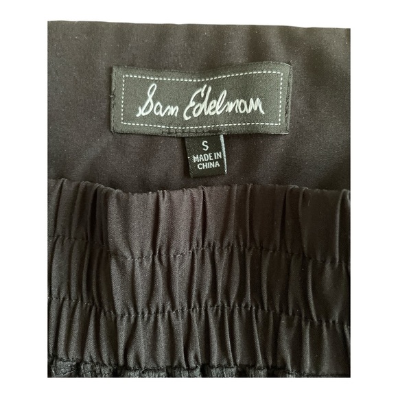 Sam Edelman Black Athletic Shorts High-Rise Elastic Waist - Picture 2 of 3